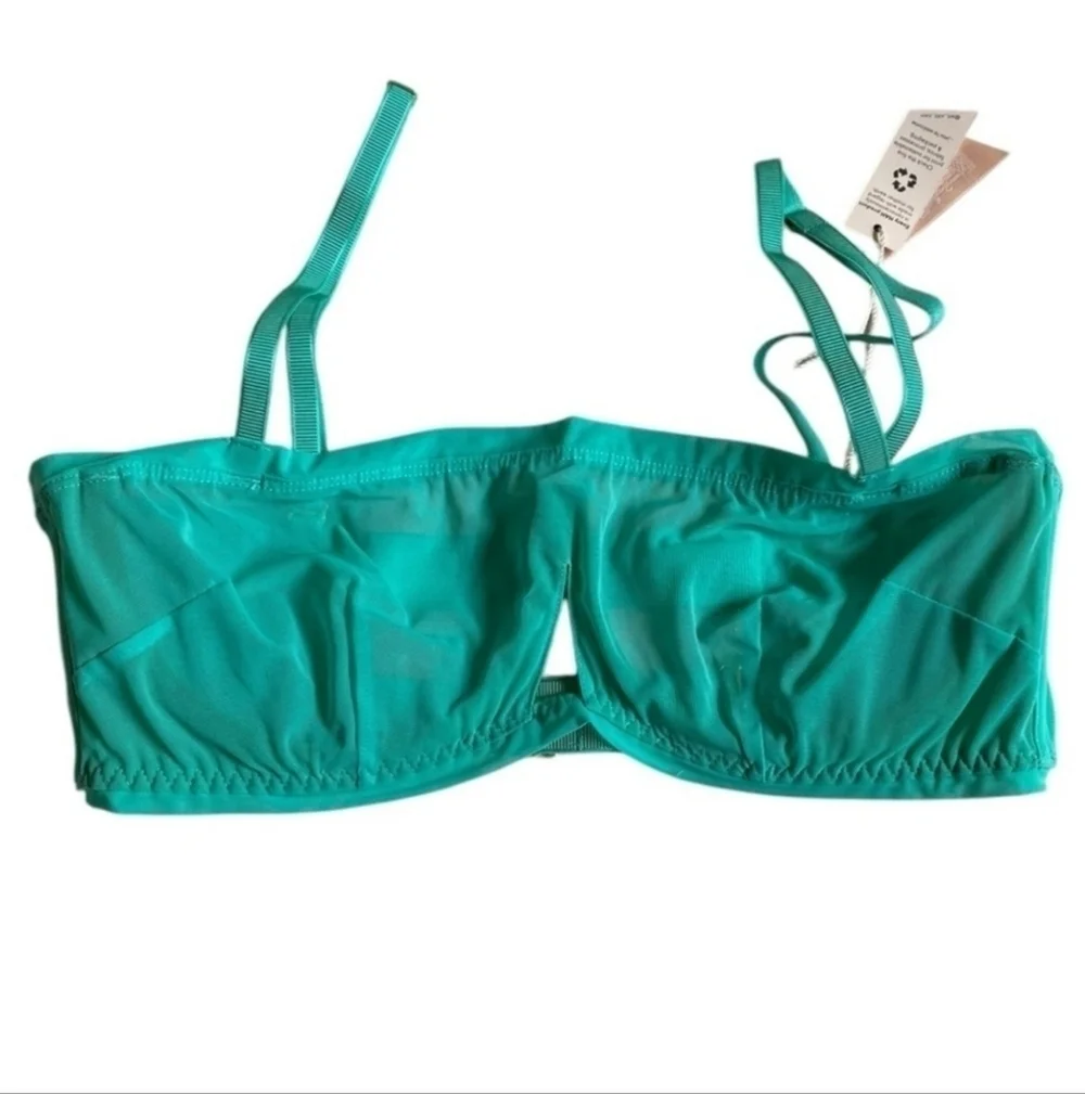 We Are HAH x Free People Wired Bra Teal 30-38DD NEW!